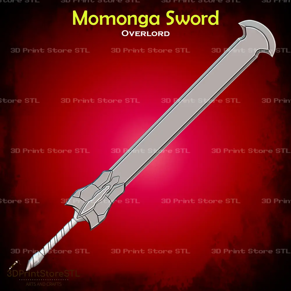 Momonga Sword Cosplay OverLord - STL File