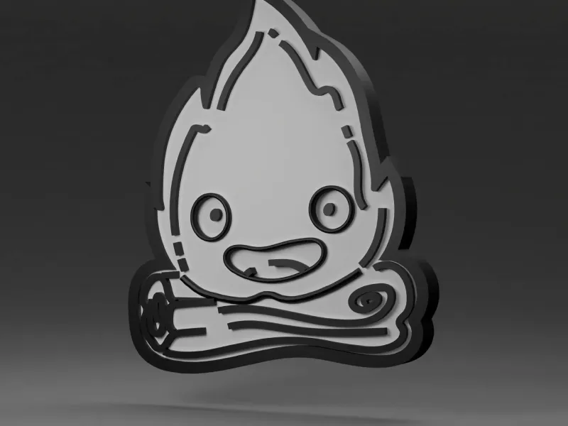 Calcifer -  Pin imantado