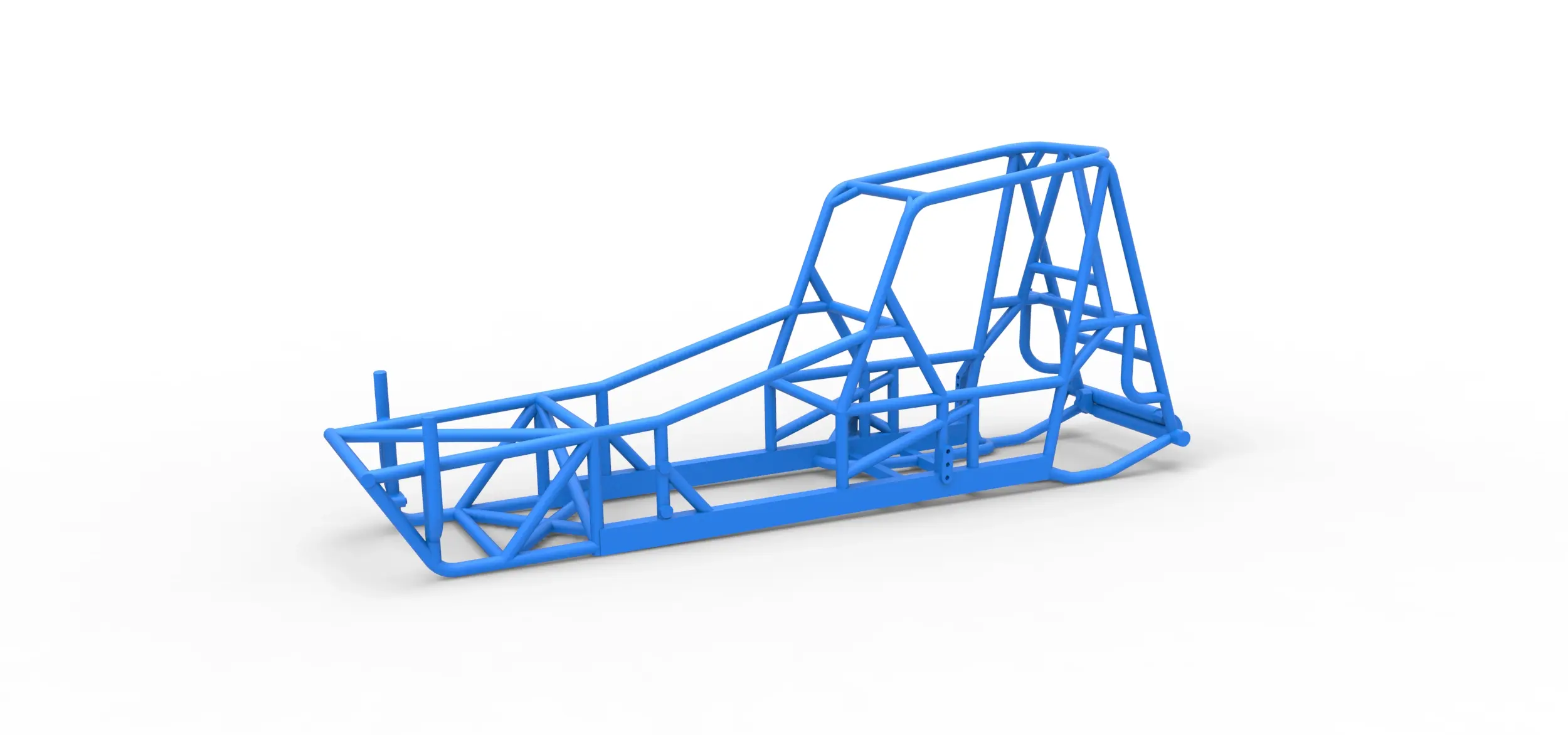 Frame of Vintage Northeast Dirt Modified stock car 1:25
