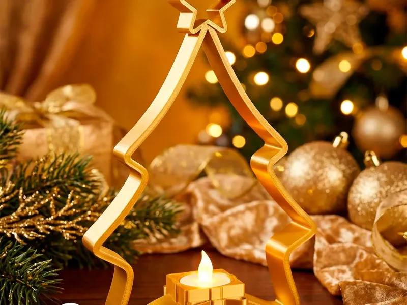 Sapin de Noël à bougie LED