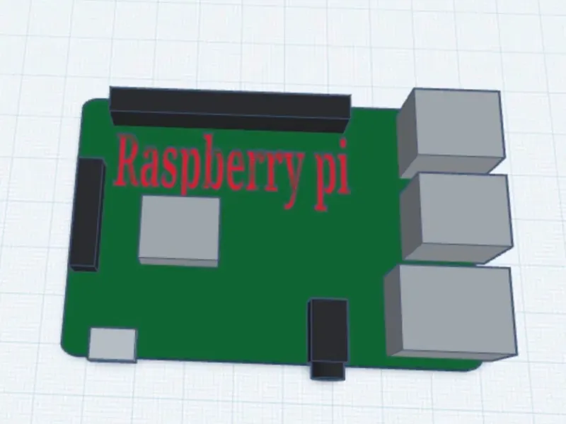 Raspberry pi scale model