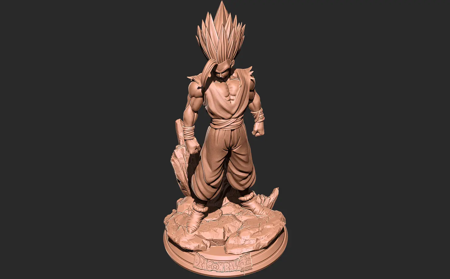 Gohan - Dragonball super 3D print model