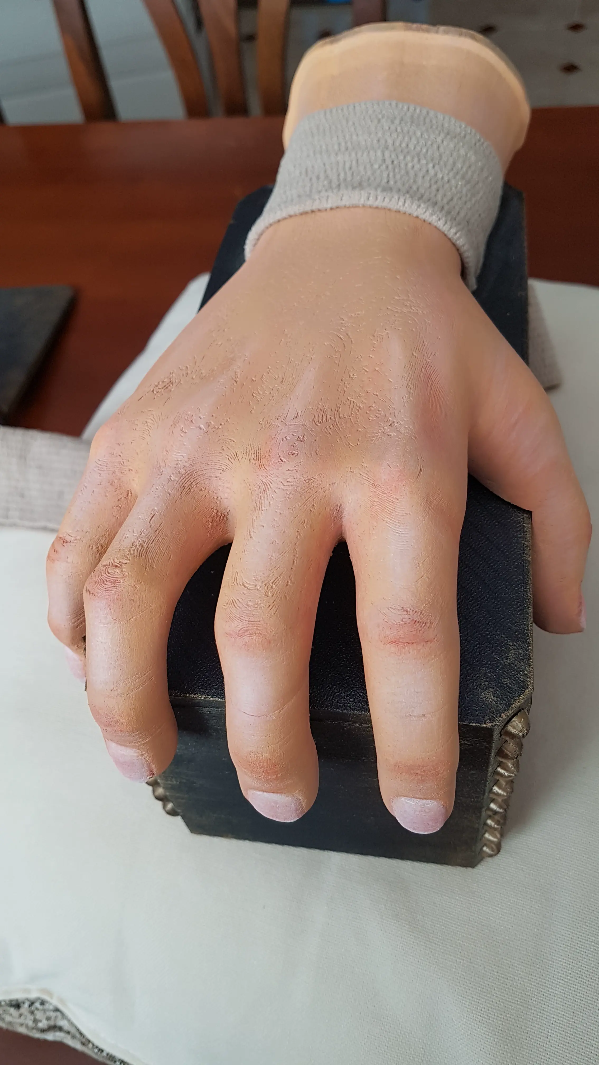 Hand in the box