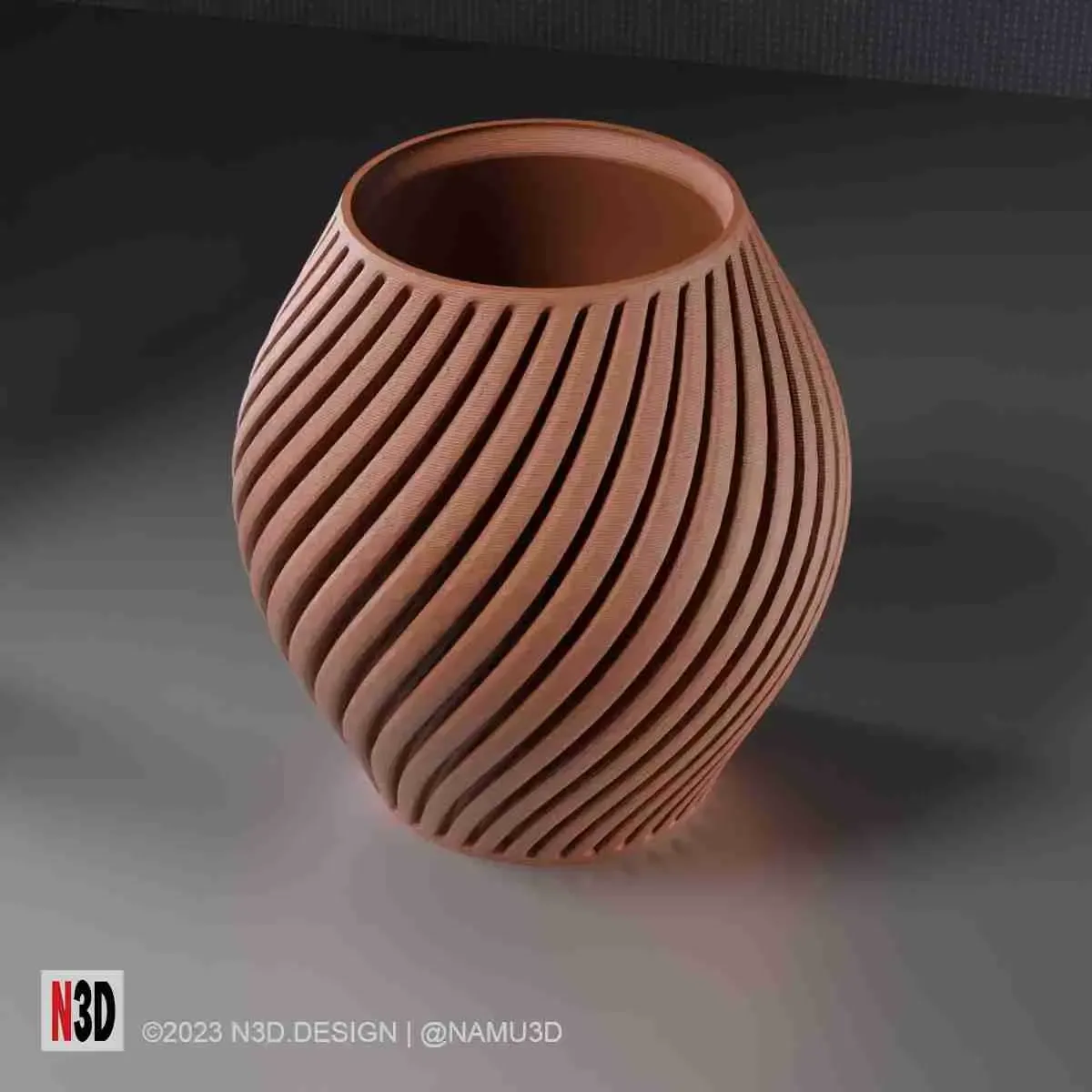 Vase 1004 - Twist vase