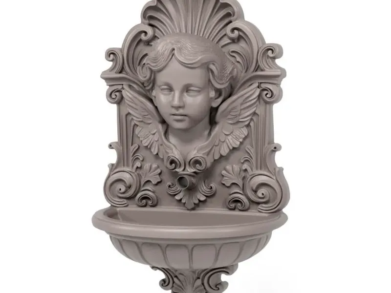 Angel wall fountain