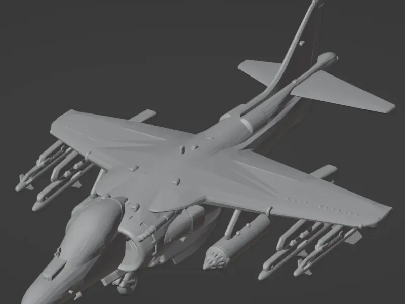 AV-8B Harrier Fighter Jet