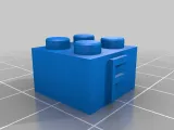 Lego Block with 3D-0