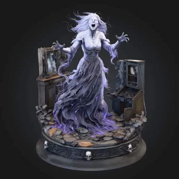 Geisterhafte Banshee - Tabletop/Sculptur