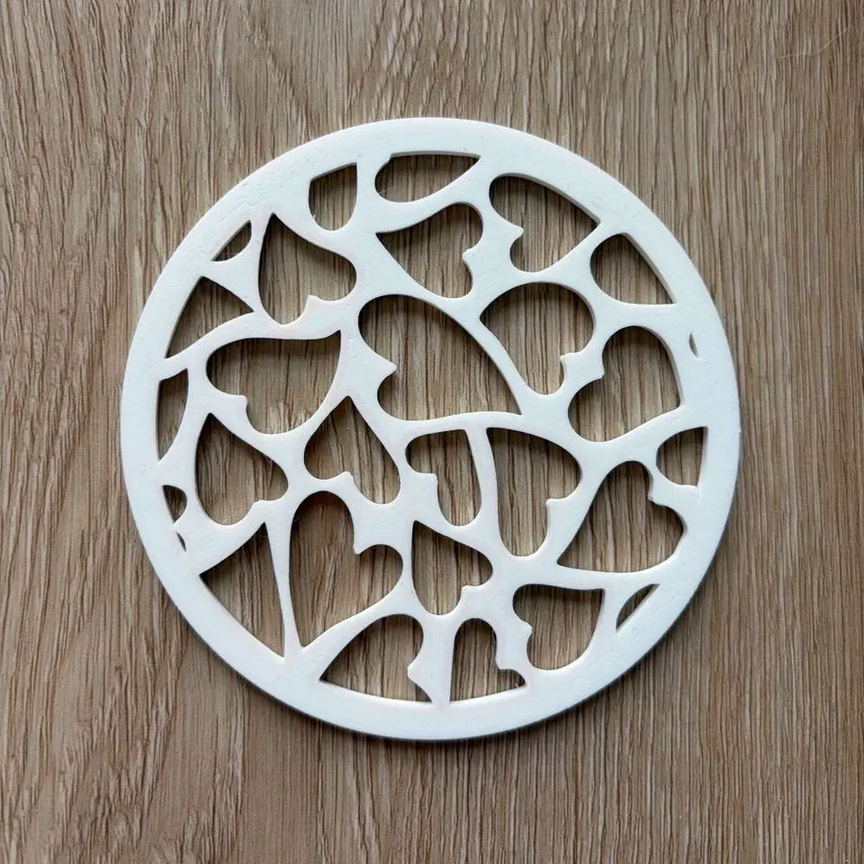 Heart Pattern Coaster