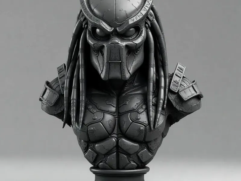 Bust of a predator