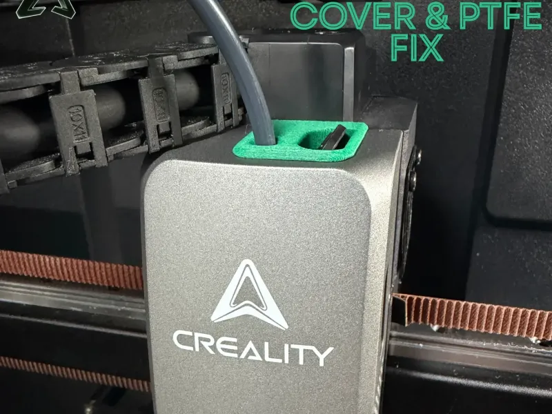 Creality K2 Plus Hotend Cover & PTFE Fix