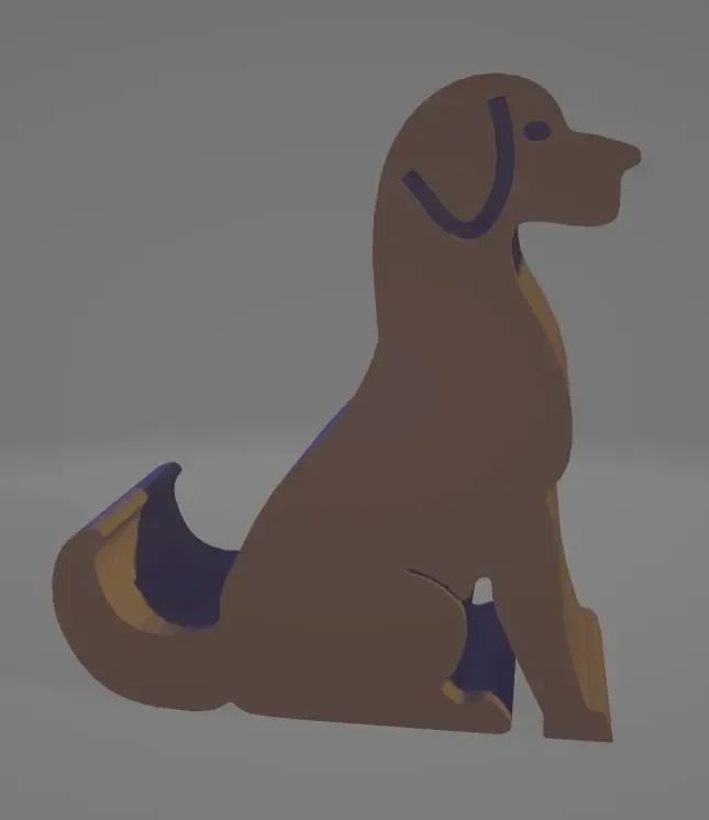 Handyhalterung "Hund"