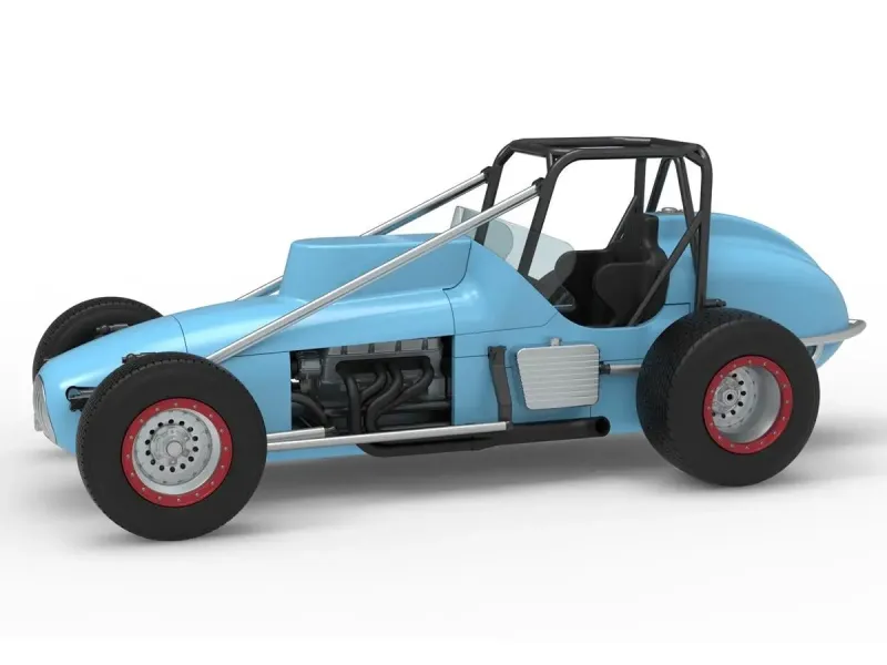 Dirt Silver Crown Champ car Scale 1:25