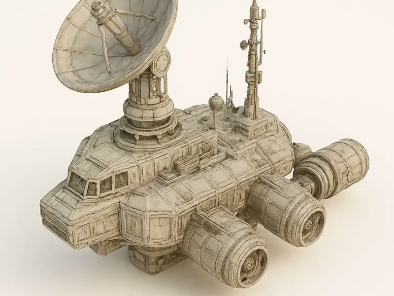 comunications space station