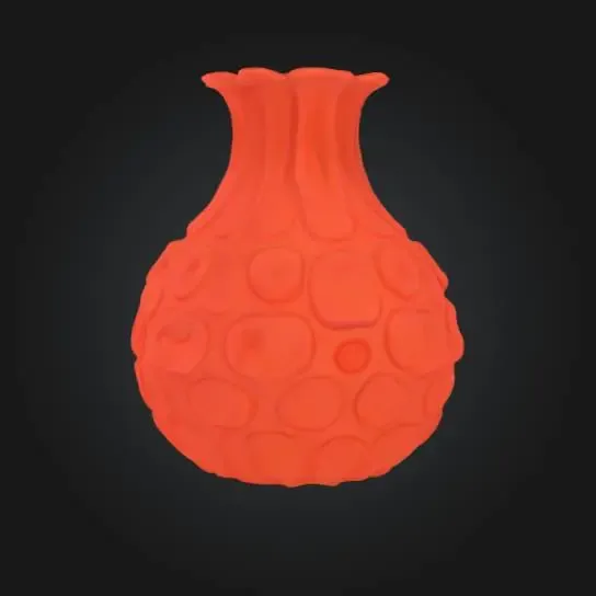 Flower vase Red