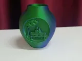 A vase carved with a romantic scene-1