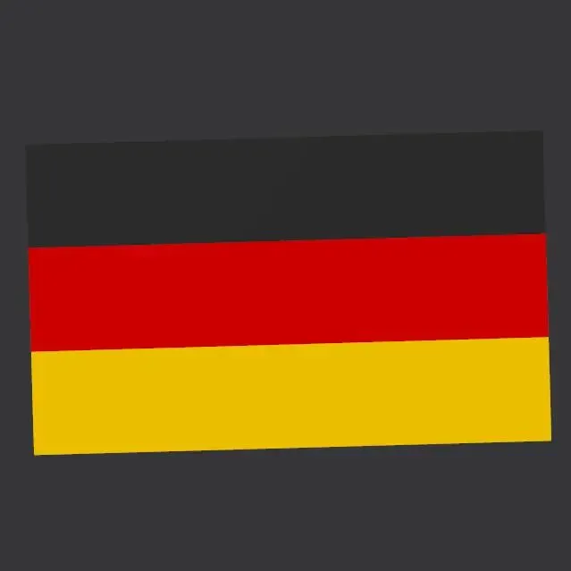 DE - Germany decoration Flag