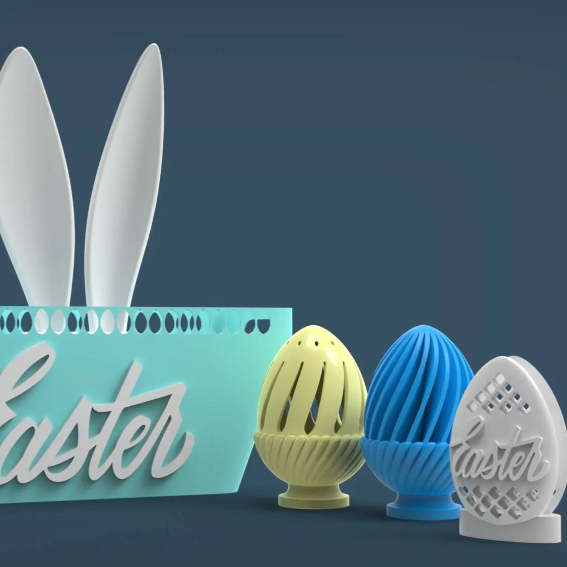 Easter home decor set