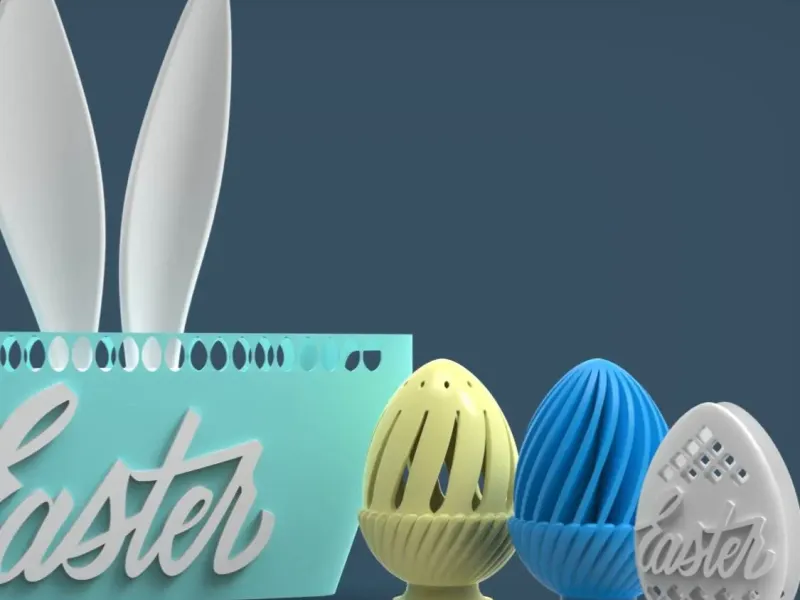 Easter home decor set