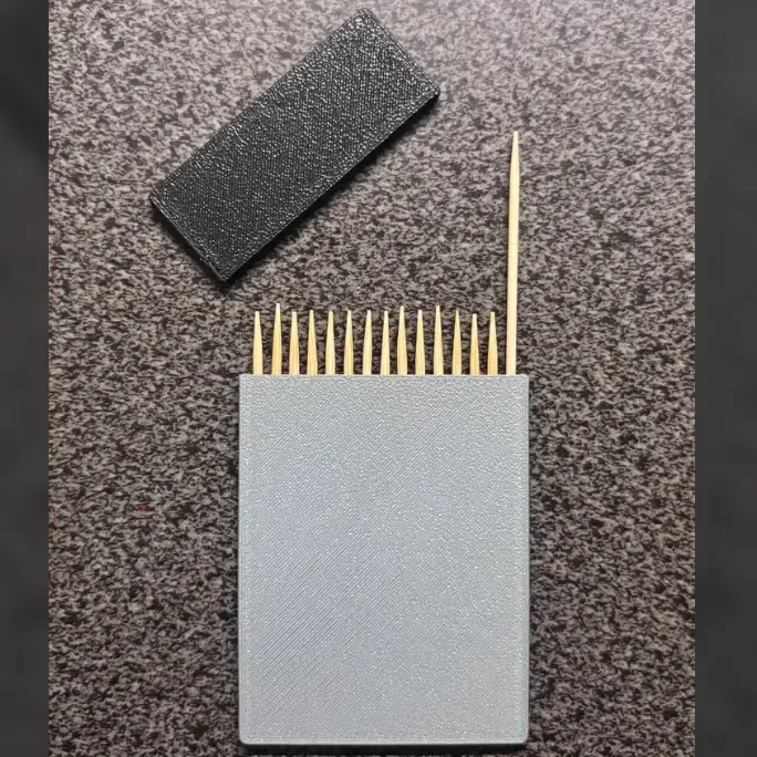 Toothpick Wallet Card Holder