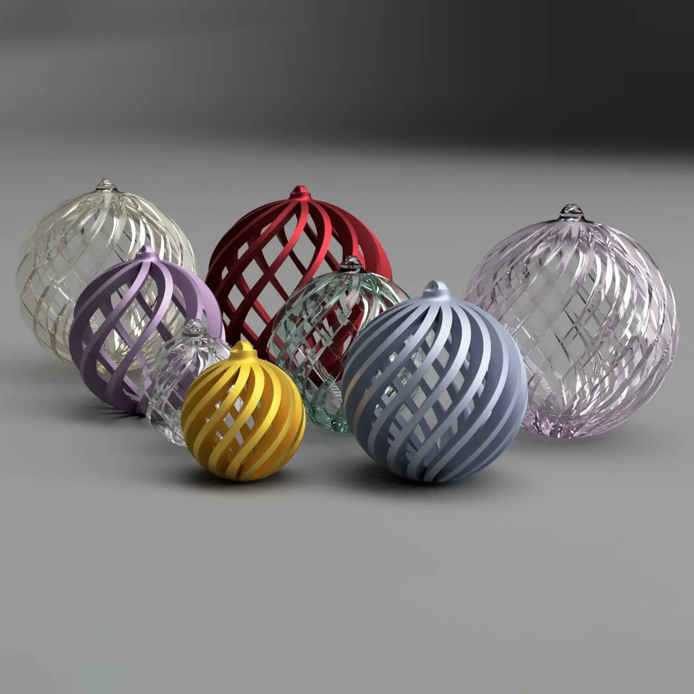 Christmas Balls, Single ribbing