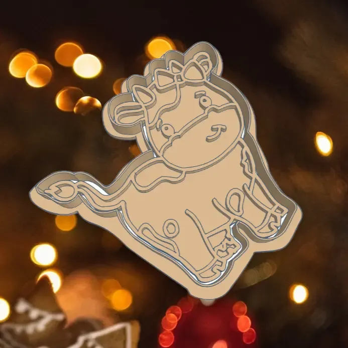 Cortante de Galleta La Granja Vaca Cookie Cutte