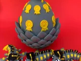 Flexi Graduation Dragon And Egg, Articulated Winged Dragon-2
