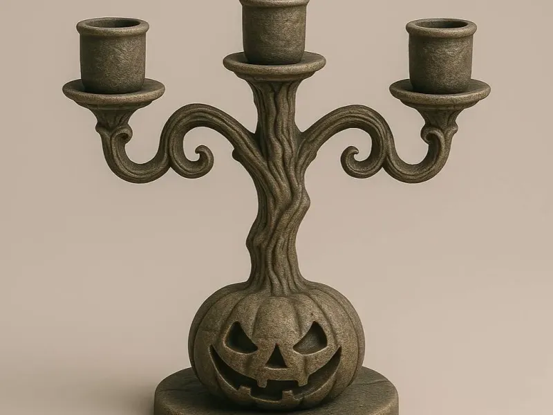CASTIÇAL AbÓBORA HALOWEEN Decoração