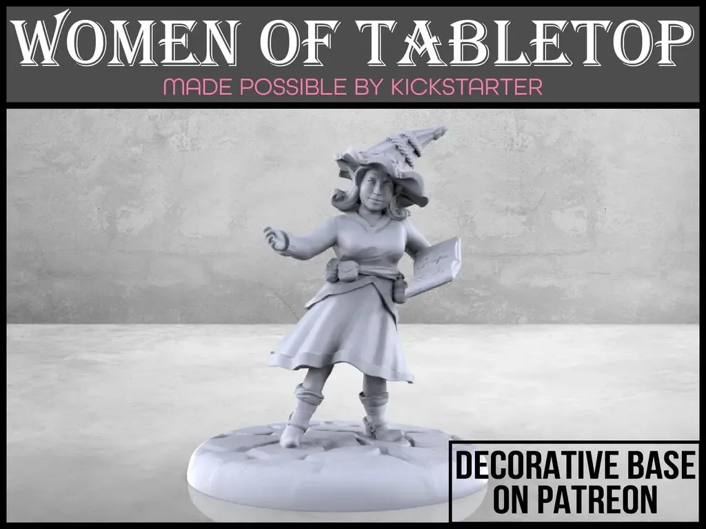 Gnome Wizard - Tabletop Miniature