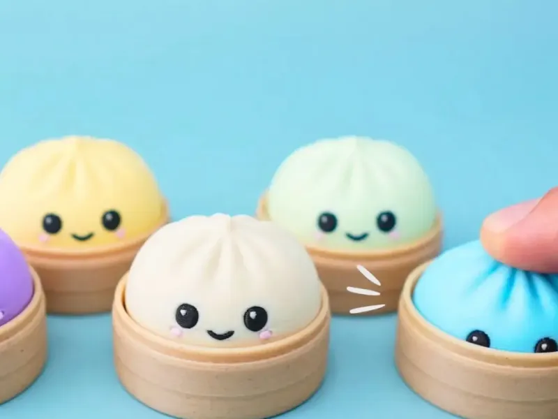 Clicky DUMPLING keychain