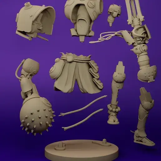 BEBOP | DEADLOCK | 3D PRINTABLE FIGURINE