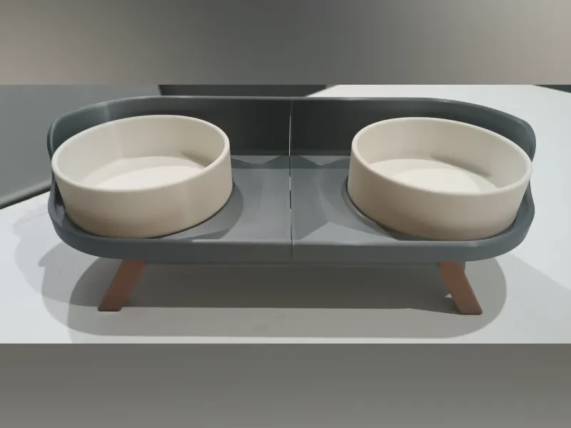 Comedero elevado para gatos