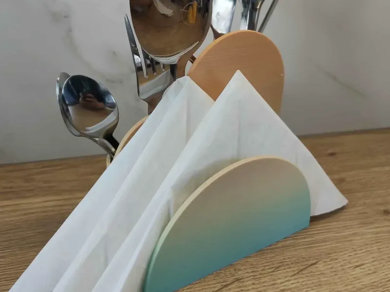 Napkin & silverware holder