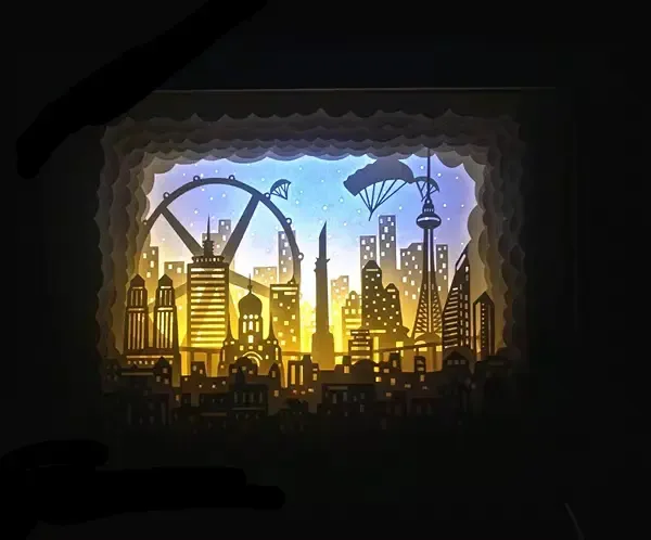 Shadow Box Light- Orașul aglomerat