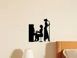 Singer And Pianist Wall Art, Wall Decor, Home Decor-1