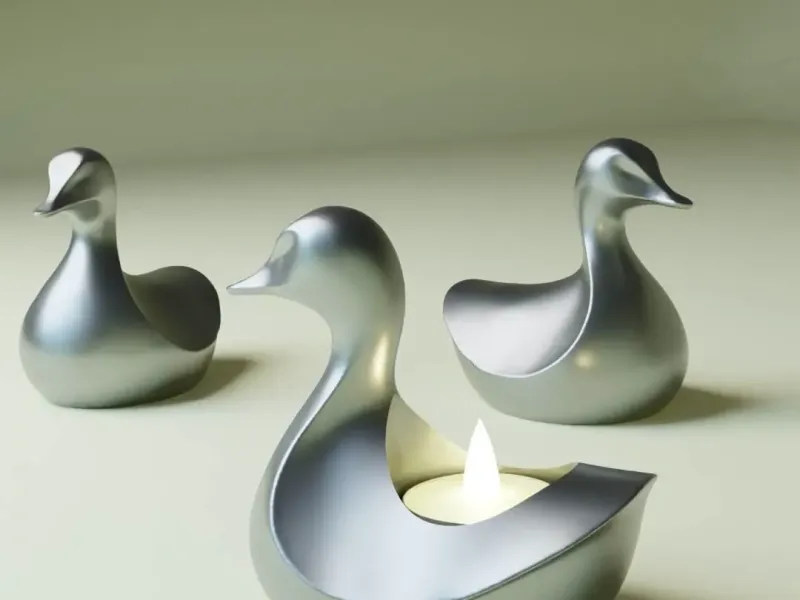 Duck Deco and Tealight holder version