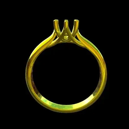 Cross-Detail Diamond Ring