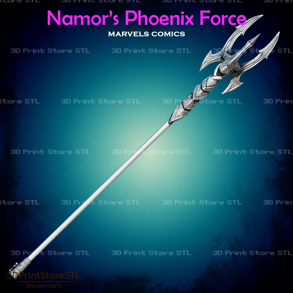 Phoenix Force Namor Trident Cosplay Marvel - STL File