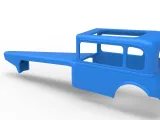 Shell of Vintage Supermodified stock car V4 Scale 1:25-7
