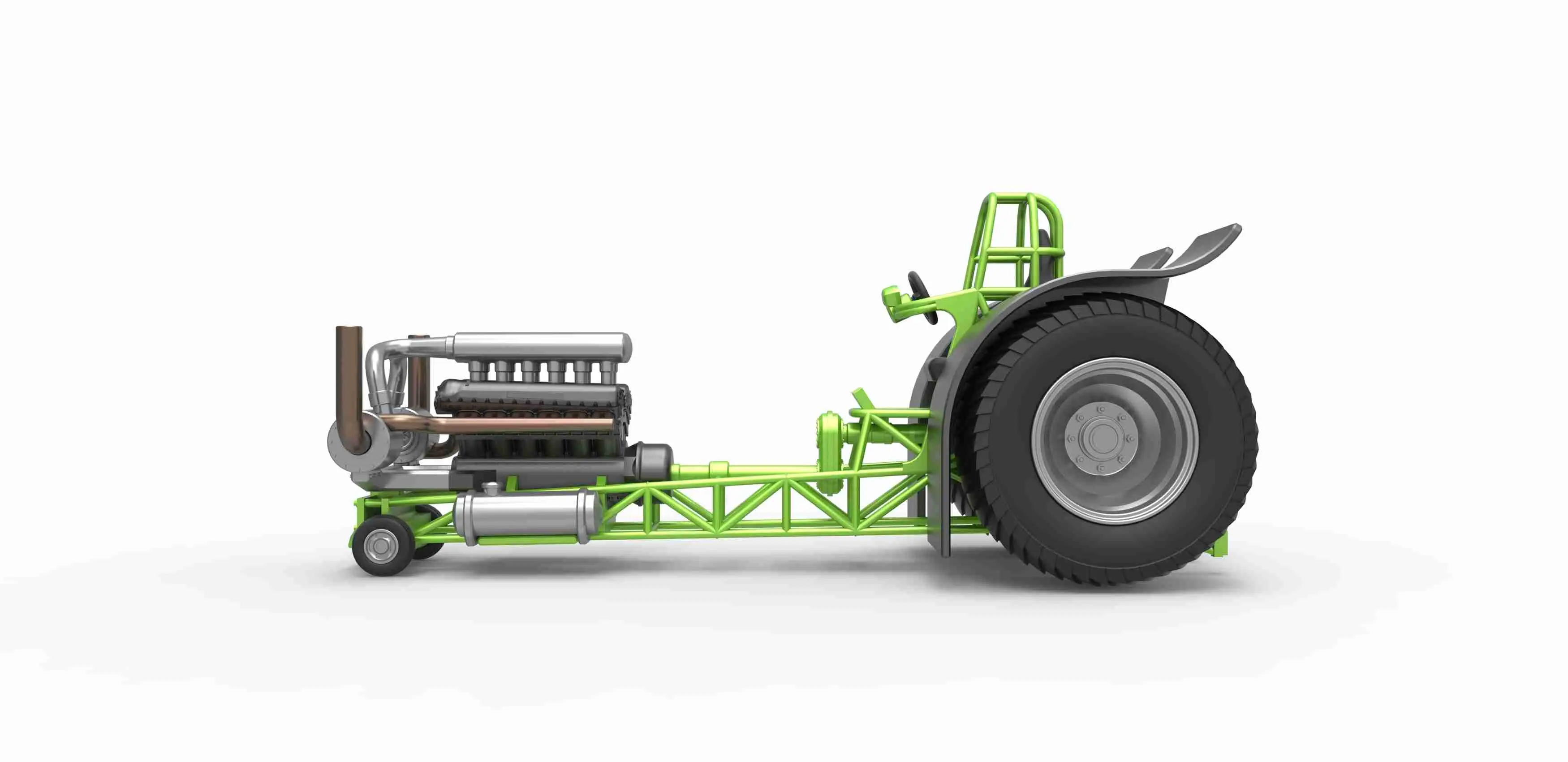 Trattore trainante con motore turbo V12 Versione 1 Scala 1:25