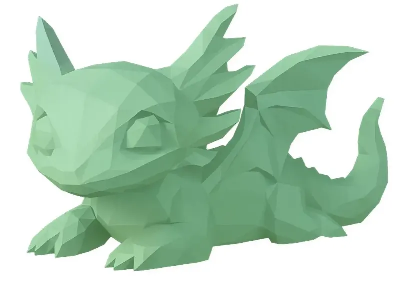 Draxlotl (low-poly)