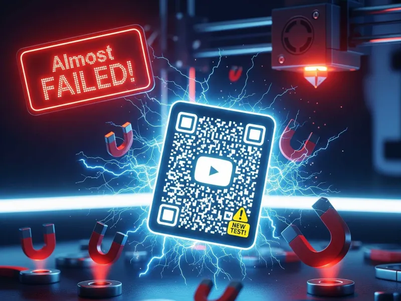 🧲 بطاقات QR مغناطيسية 💳 فشل أولاً ⛔ ثم نجح أخيراً!