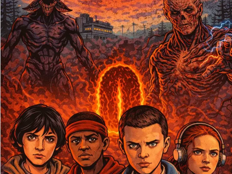 Stranger Things Litofanías  personalizadas con temática