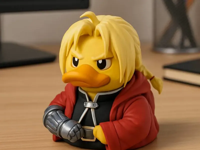 Rubber Duck - Edward Elric statue model - 3D print