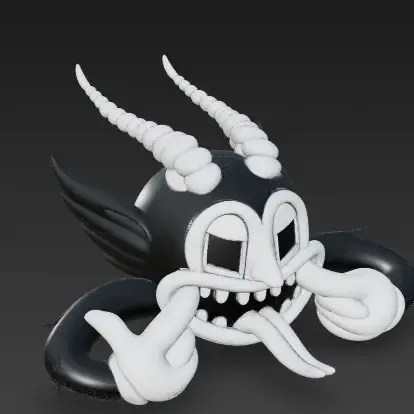 creepy Felix the cat ghostemane