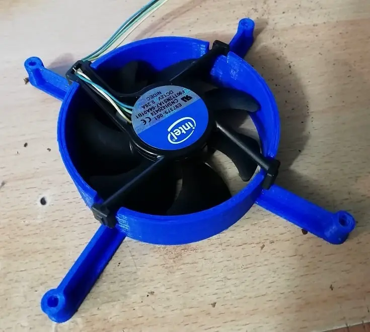 cpu to 120mm fan adapter 3D models download Creality Cloud