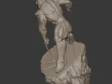Clawed Mutant Warrior Statue – Dynamic Superhero 3D Print-7