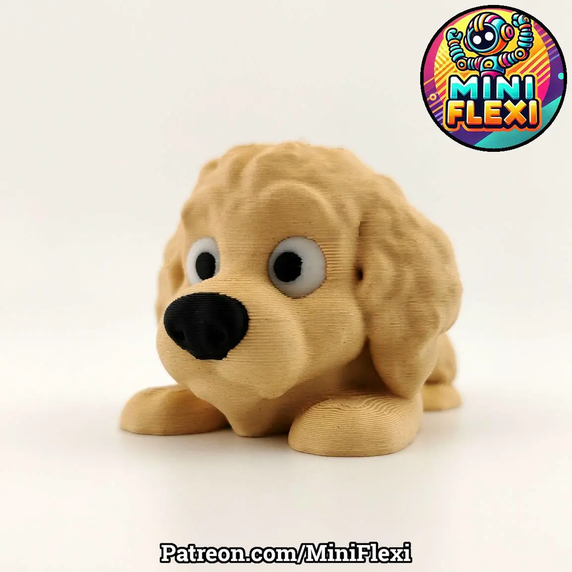 Mini Flexi Golden Doodle Dog - No Support