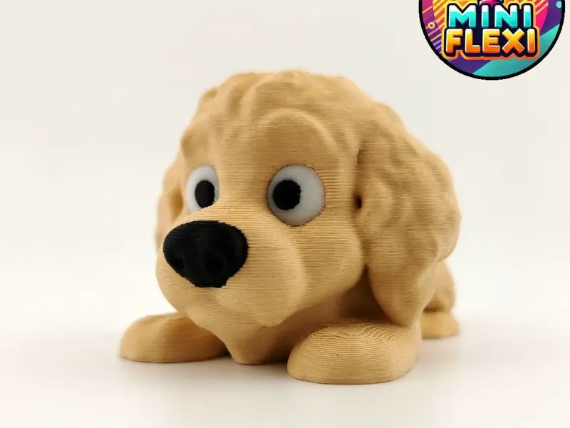 Mini Flexi Golden Doodle Dog - No Support