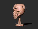 Skull mug 3D print model-2